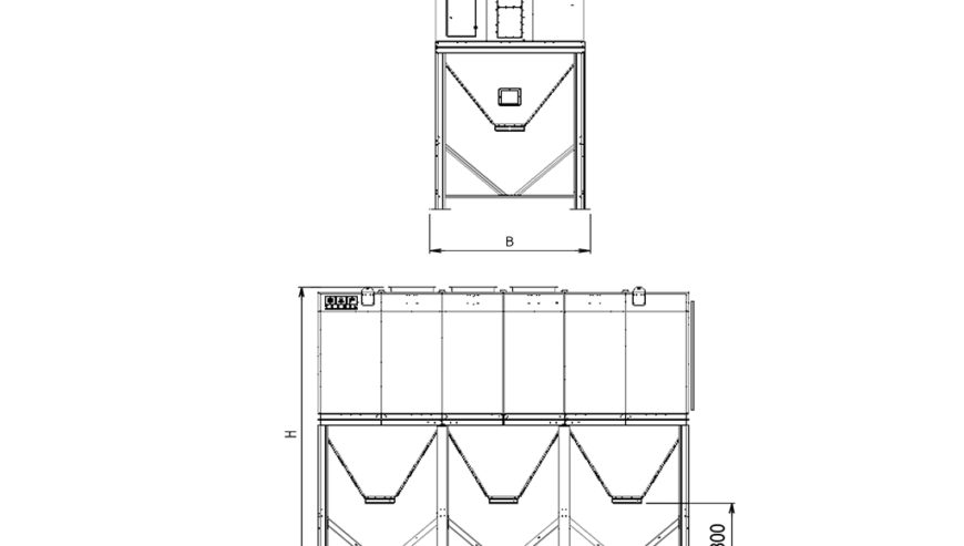 BB-1514 30000 m3/h Filtration Unit with Big Bag